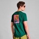 SAYSKY ���������� ���˥�T����� Ⱦµ LMRSS06c305 Flower Combat T-shirt ��� Green �ե�����Хå� �ȥ���ȥ쥤�� ���˥� �ޥ饽�� ���祮�� ���� �۴�®�� ���硼�ȥ��꡼��