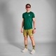 SAYSKY ���������� ���˥�T����� Ⱦµ LMRSS06c305 Flower Combat T-shirt ��� Green �ե�����Хå� �ȥ���ȥ쥤�� ���˥� �ޥ饽�� ���祮�� ���� �۴�®�� ���硼�ȥ��꡼��