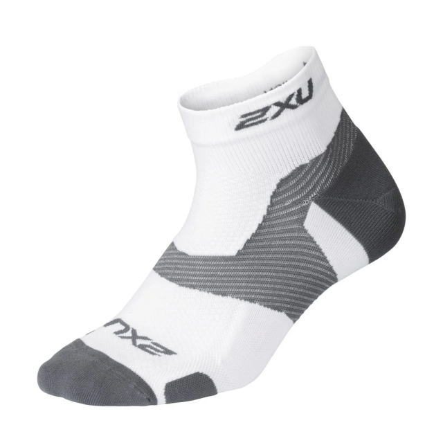 2XU ���˥󥰥��å��� Vectr Light Cushion 1/4 CREW Compression Socks UA5047E �٥������饤�ȥ��å���� ���롼���å��� ���������� ���������ݡ��� �۴�®�� ���˥� �ޥ饽�� �ȥ쥤����˥� �ȥ��� �ȥ饤��������