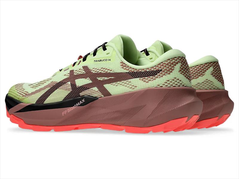 asics �����å��� 1011C166 TRABUCO 14 ILLUMINATE YELLOW/UMEBOSHI ��� �ȥ쥤����˥󥰥��塼�� �ȥ�֡��� FF BLAST MAX�ߥåɥ����� �ȥ��󥷥塼�� �ϥ����� �ȥ�å��� �л� ���ˡ����� �� ���å���� ���������� ���� �ڤ�