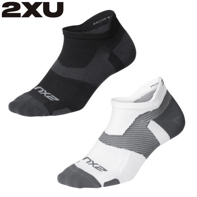 2XU ˥󥰥å Vectr Light Cushion No Show Compression Socks UA5042E ٥饤ȥå Ρ硼å ݡ ۴® ˥ ޥ饽 ȥ쥤˥ ȥ ȥ饤