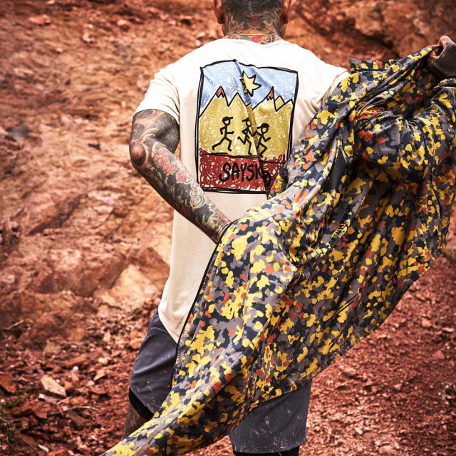 SAYSKY ���������� ���˥�T����� Ⱦµ ���硼�ȥ��꡼�� S/S MMRSS01c103 Logo Flow T-shirt Beige ��� ���꡼��ե��� �ۥ磻�� Ķ���� �۴�®�� �̵��� �ʤ�餫 �ޥ饽�� ���祮�� �ȥ쥤����˥� �ȥ���