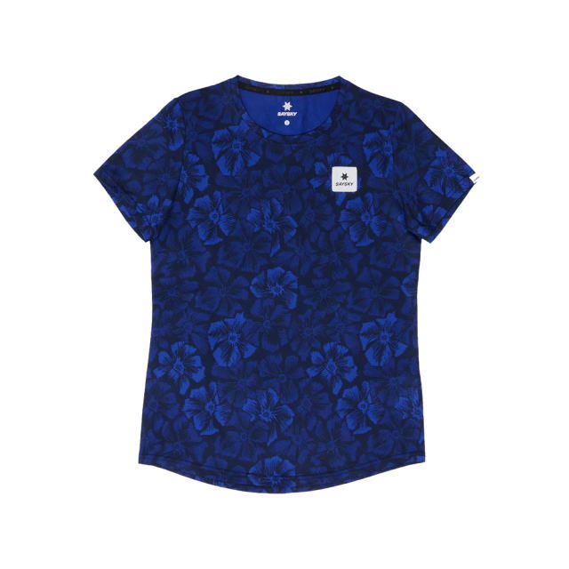 SAYSKY ���������� ���˥�T����� NWRSS31c1029 W Flower Combat T-shirt Blue Aop ��ǥ����� ȾµT����� �쥮��顼�ե��å� �ե�����Хå� �۴�®�� �̵��� Ķ���� �٥��Ĥ����� ���˥� �ޥ饽�� ���祮�� �ȥ쥤����˥� �ȥ���