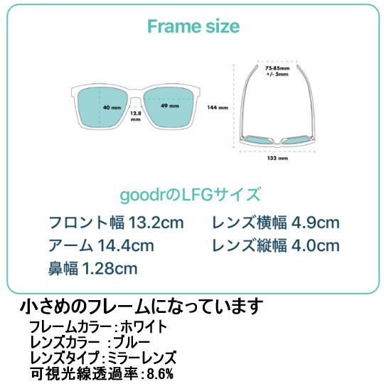goodr ������ ���˥� ���󥰥饹��LFG��Middle Seat Advantage