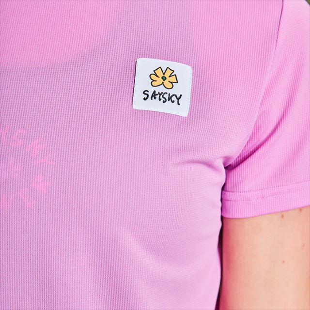 SAYSKY ���������� ���˥�T����� Ⱦµ LWRSS06c504 W Flower Combat T-shirt ��ǥ����� Pink �ե�����Хå� �ȥ���ȥ쥤�� ���˥� �ޥ饽�� ���祮�� ���� �۴�®�� ���硼�ȥ��꡼��