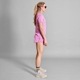 SAYSKY ���������� ���˥�T����� Ⱦµ LWRSS06c504 W Flower Combat T-shirt ��ǥ����� Pink �ե�����Хå� �ȥ���ȥ쥤�� ���˥� �ޥ饽�� ���祮�� ���� �۴�®�� ���硼�ȥ��꡼��