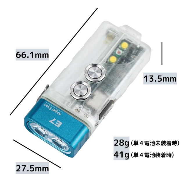 RovyVon ���ӡ��ܥ� LED�ե�å���饤�� Angel Eyes E7 �߸����顼 �֥롼 ���󥸥��륢���� ����ѥ��� ���� ���� ñ4���� USB Type-C ���� �إåɥ饤�� �إåɥ��� ��󥿥� ���ޡ������󥷡� �л� �����ȥɥ� ������ �ȥ�å��� �ȥ쥤����˥�