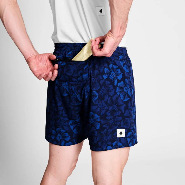 SAYSKY ���������� ���˥󥰥��硼�� NMRSH21c1029 Flower Pace Shorts 5inch Blue Aop ��� �ϡ��եѥ�� �쥮��顼�ե��å� �ե��ڡ������硼��5����� 12cm ����ʡ��ϡ��ե����� ���ȥ�å� Ķ���� �̵��� �ޥ饽�� ���祮�� �ȥ쥤����˥� �ȥ���