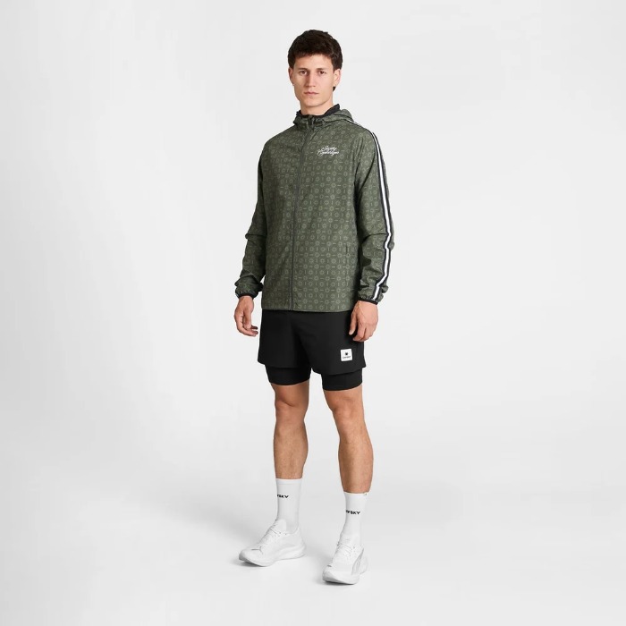 SAYSKY ���������� ���˥󥰥��㥱�å� SM10020c1079 Couture Pace Jacket ��� Green AOP Running �����塼��ڡ������㥱�å� �۴�®�� �̵��� ������ ���� �ա��� �ա��ǥ��� ���˥� �ޥ饽�� ���祮�� �ȥ쥤����˥� �ȥ��� �����ȥɥ� 