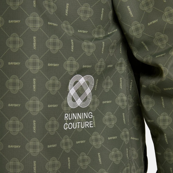 SAYSKY ���������� ���˥󥰥��㥱�å� SM10020c1079 Couture Pace Jacket ��� Green AOP Running �����塼��ڡ������㥱�å� �۴�®�� �̵��� ������ ���� �ա��� �ա��ǥ��� ���˥� �ޥ饽�� ���祮�� �ȥ쥤����˥� �ȥ��� �����ȥɥ� 