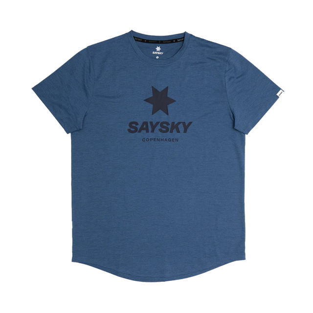 SAYSKY ���������� ���˥�T����� OMRSS30c2012 Logo Combat Pro T-shirt - Blue ��� ȾµT����� �쥮��顼�ե��å� ��������Хåȥץ� ���ȥ�å� �۴�®�� �̵��� Ķ���� �٥��Ĥ����� ���˥� �ޥ饽�� ���祮�� �ȥ쥤����˥� �ȥ���