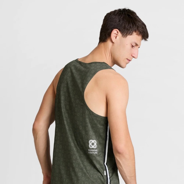 SAYSKY ���������� �졼�����󥰥�å� SM30025c1079 Couture Combat Singlet ��� Green Aop ���󥯥ȥå� ���˥󥰥���� �Ρ����꡼�� ���꡼�� �⡼����� �۴�®�� �ɥ饤 ���� ���ȥ�å� ���˥� �ޥ饽�� ���祮�� �ȥ쥤����˥� �ȥ���