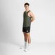 SAYSKY ���������� �졼�����󥰥�å� SM30025c1079 Couture Combat Singlet ��� Green Aop ���󥯥ȥå� ���˥󥰥���� �Ρ����꡼�� ���꡼�� �⡼����� �۴�®�� �ɥ饤 ���� ���ȥ�å� ���˥� �ޥ饽�� ���祮�� �ȥ쥤����˥� �ȥ���