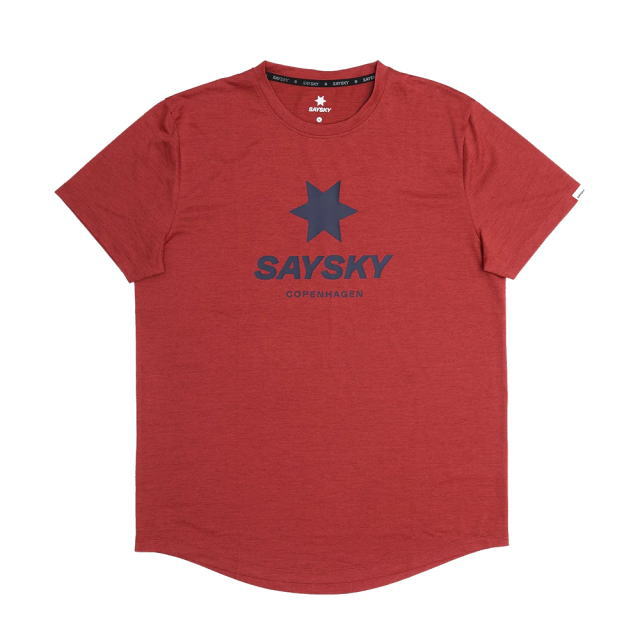 SAYSKY ���������� ���˥�T����� OMRSS30c5007 Logo Combat Pro T-shirt - Red ��� ȾµT����� �쥮��顼�ե��å� ��������Хåȥץ� ���ȥ�å� �۴�®�� �̵��� Ķ���� �٥��Ĥ����� ���˥� �ޥ饽�� ���祮�� �ȥ쥤����˥� �ȥ���