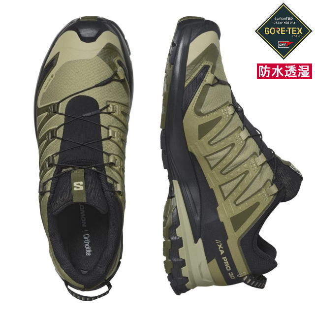 SALOMON  ȥ쥤˥󥰥塼  XA PRO 3D V9 GTX L47270400 DRIED أץ 3D ƥå GORE-TEX ɿƩ ȥ󥷥塼 ȥ쥤륷塼 ȥɥ塼 ˡ ϥ л Ф ȥå å 