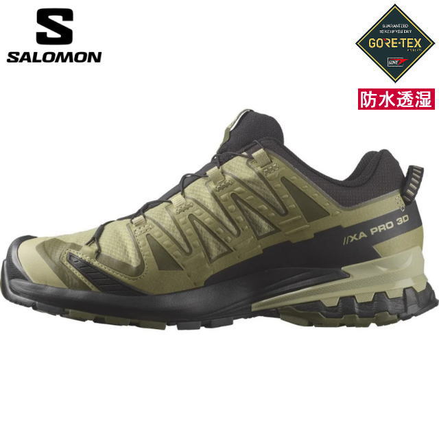 SALOMON  ȥ쥤˥󥰥塼  XA PRO 3D V9 GTX L47270400 DRIED أץ 3D ƥå GORE-TEX ɿƩ ȥ󥷥塼 ȥ쥤륷塼 ȥɥ塼 ˡ ϥ л Ф ȥå å 
