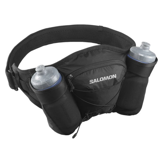 SALOMON ������� �������ȥХå� CROSS BELT 2 BOTTLES LC2379400 BLACK �ȥ쥤����˥� �������٥�� �������ȥݡ��� ���˥󥰥٥�� �ȥ��� �ȥ쥤�� �����ȥɥ� �ϥ����� �л� ���Ф� �ȥ�å���