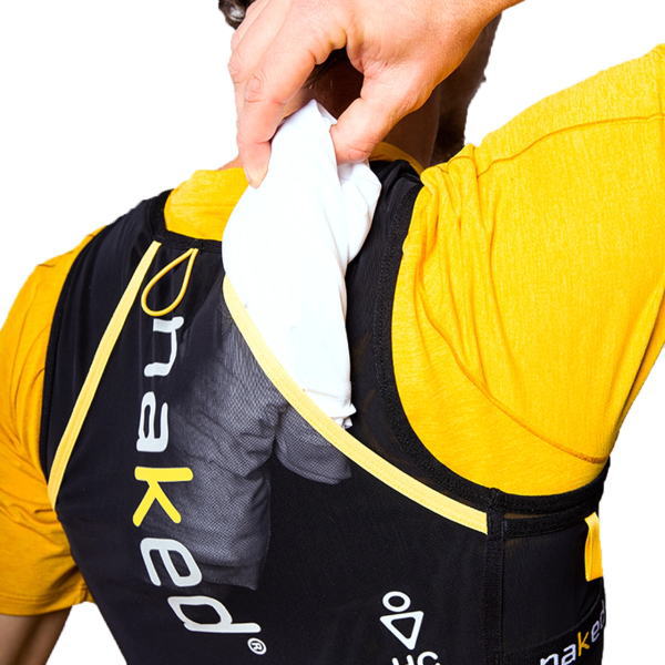 Naked Mens HC Running Vest �ͥ����å�HC���˥󥰥٥��� �ȥ쥤����˥� �Хå��ѥå� ���