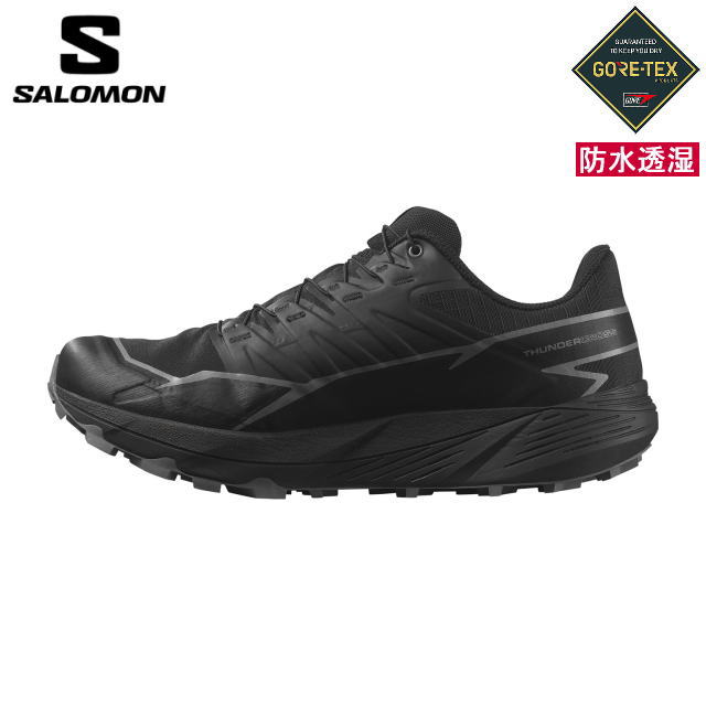 SALOMON  ȥ쥤˥󥰥塼  THUNDERCROSS GTX L47802900 BLACK  ƥå GORE-TEX ɿƩ ȥ󥷥塼 ȥ쥤륷塼 ȥɥ塼 ˡ ϥ л Ф ȥå å 