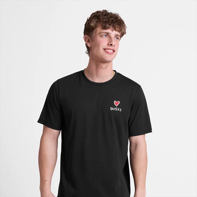 SAYSKY ���������� Ⱦµ ���˥� �⡼�����T����� SM25023c901 Statement Motion T-shirt ��� Black ���ƥ��ȥ��� �쥮��顼�ե��å� �۴�®�� �ɥ饤 ���� ���ȥ�å� ���˥� �ޥ饽�� ���祮�� �ȥ쥤����˥� �ȥ���