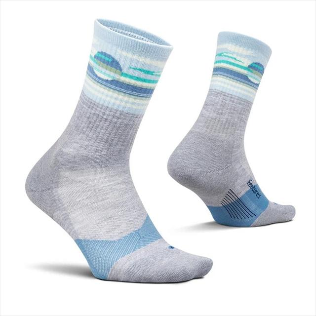 Feetures �ե������㡼�� ���˥󥰥��å��� TRAIL MAX CUSHION MINI CREW CloudVeilBlue �ȥ쥤�� �ޥå������å���� �ߥ˥��롼 ���ꥯ�å���� ���� ­΢���ݡ��� ��˥��å��� ��� ��ǥ����� �ȥ쥤����˥� �ȥ��� �ޥ饽�� �ɥ饤