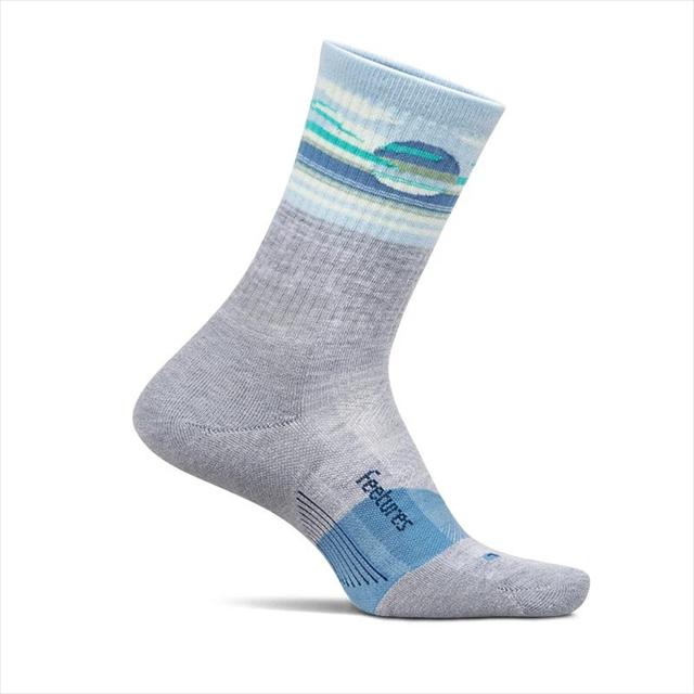 Feetures �ե������㡼�� ���˥󥰥��å��� TRAIL MAX CUSHION MINI CREW CloudVeilBlue �ȥ쥤�� �ޥå������å���� �ߥ˥��롼 ���ꥯ�å���� ���� ­΢���ݡ��� ��˥��å��� ��� ��ǥ����� �ȥ쥤����˥� �ȥ��� �ޥ饽�� �ɥ饤