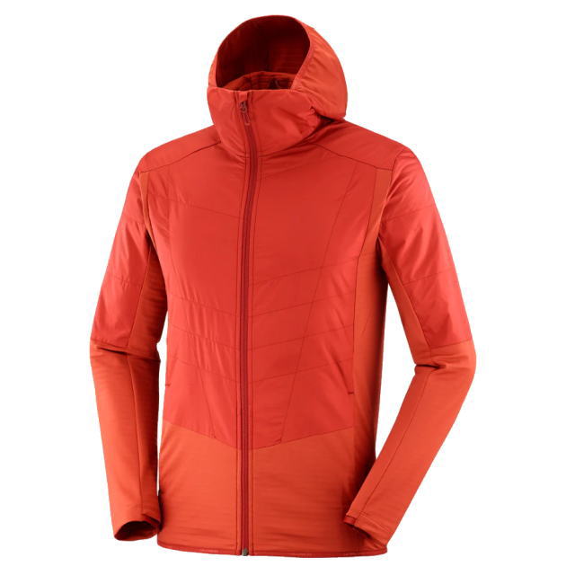 SALOMON ������� �ȥ쥤����˥� �ե꡼�����㥱�å� OUTLINE ALL SEASON HYBRID Jacket M DEEP RED DAHLIA / BOSSA NOVA LC2152000  ��� ������ �ȥ��� �����ȥɥ� �ȥ�å���