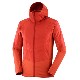 SALOMON ������� �ȥ쥤����˥� �ե꡼�����㥱�å� OUTLINE ALL SEASON HYBRID Jacket M DEEP RED DAHLIA / BOSSA NOVA LC2152000  ��� ������ �ȥ��� �����ȥɥ� �ȥ�å���