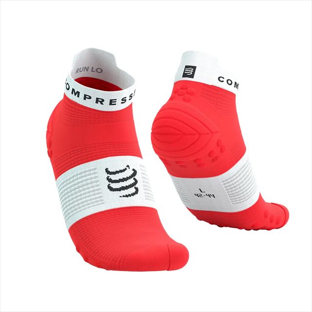 Compressport ����ץ쥹�ݡ��� ���˥󥰥��å��� Pro Racing Socks v4.0 Run Low XU00047B3090 FLUO RED/WHITE �ץ��졼���󥰥��å��� V4.0 ��� ���� �Ρ����硼 ��� ��ǥ����� ���� �̵��� ���ݡ����� ���������ݡ��� ���å������ �ޥ饽�� ������ ���˥�