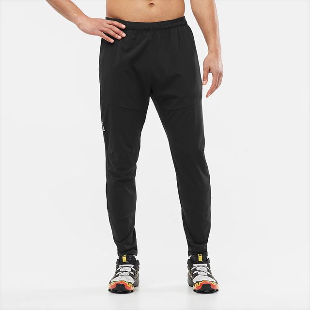 SALOMON ������� ���󥰥ѥ�� CROSS RUN PANT U DEEP BLACK LC1827000 ��˥��å��� ��������� �ѥ�� �ȥ쥤����˥� ���˥� �����ȥɥ� �ȥ��� �ޥ饽�� ���祮�� ���󥰥ѥ�� ���ȥ�å�