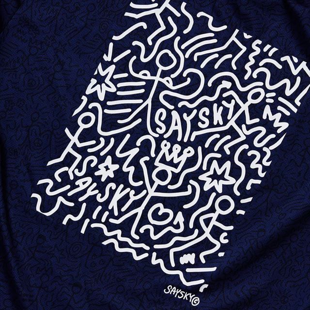 SAYSKY ���������� ���˥�T����� Ⱦµ LMRSS01c1014 Cc Combat T-shirt ��� Blue CC����Хå� �ȥ���ȥ쥤�� ���˥� �ޥ饽�� ���祮�� ���� �۴�®�� ���硼�ȥ��꡼��