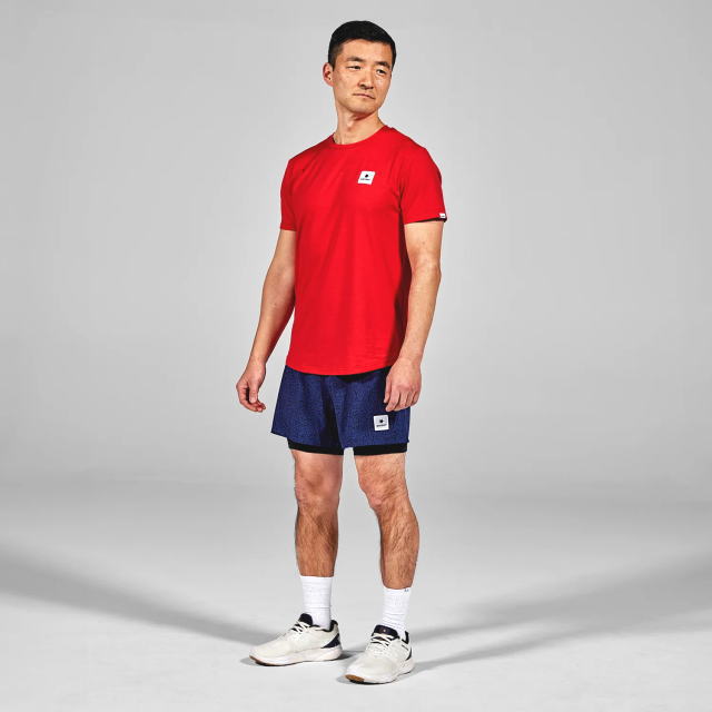 SAYSKY ���������� ���˥�T����� Ⱦµ LMRSS04c5004 Cc Pace T-shirt ��� Red Cc�ڡ��� �ȥ���ȥ쥤�� ���˥� �ޥ饽�� ���祮�� ���� �۴�®�� ���硼�ȥ��꡼��