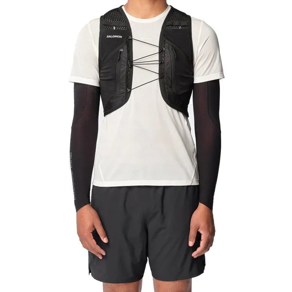 SALOMON ������� �٥��� �Хå��ѥå� ACTIVE SKIN 12 SET NO FLASKS LC2205700 BLACK/METAL �����ƥ��֥�����12���å� �ȥ��󥶥å� ���˥󥰥٥��� ���å����å� �ϥ��ɥ졼����� �л� �ȥ�å��� ��� ��ǥ����� �ȥ��� ���å� �ե饹��̵��