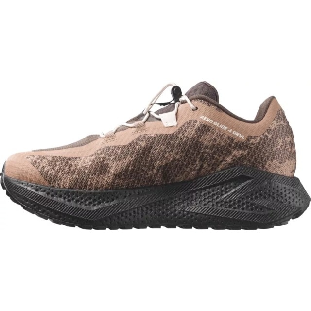 SALOMON ������� AERO GLIDE 4 GRVL BURRO/BLACK/VANILLA ��� �ȥ쥤����˥󥰥��塼�� ���������饤�� ����٥� L49227500 �ȥ��󥷥塼�� �ȥ쥤�륷�塼�� �����ȥɥ� �ϥ����� �л� ���Ф� �ȥ�å��� ���å���� �������å� ���� Ĺ��Υ ��������