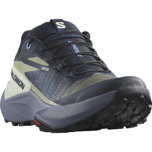SALOMON ������� �ȥ쥤����˥󥰥��塼�� GENESIS W L47443200 �����ͥ��� ��ǥ����� Carbon/G/Aloe W. �ȥ��󥷥塼�� �ȥ쥤�륷�塼�� �����ȥɥ����塼�� �ϥ����� ���л� �ȥ�å���