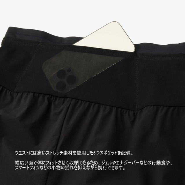 THE NORTH FACE ���Ρ����ե����� �ϡ��եѥ�� Enduris Trail Short NBW72571 ��ǥ����� �֥�å� ����ǥ�ꥹ�ȥ쥤�륷�硼�� ��������6�ݥ��å��դ� �ȥ��� �ȥ쥤����˥� �ޥ饽�� ���˥� ���祮�� �۴�®�� ���ȥ�å� ����
