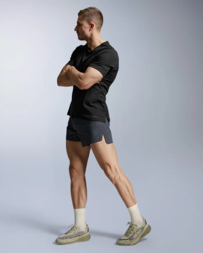 2XU �ġ������ॺ�桼 ȾµT����� Aero Trail Tee MR7672A ��� BLK/BRF ������ �ȥ쥤�� �ƥ��� ���˥� �ޥ饽�� ���祮�� �ȥ쥤����˥� �ȥ��� �졼�� ���� �۴�®�� �ۼ�ȯ�� �̵���
