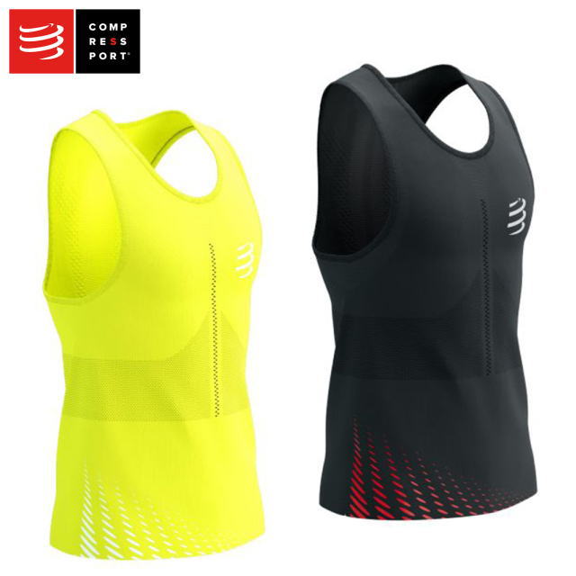 Compressport ����ץ쥹�ݡ��� ���˥� �Ρ����꡼��T����� ���󥯥ȥå� �ץ� �졼���� ���󥰥�å� Pro Racing Singlet M AM00129B