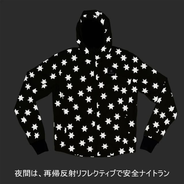 SAYSKY ���������� ���˥󥰥��㥱�å� STAR REFLECTIVE Blaze Jacket Green KMRJA04C1012 ��� ��˥��å��� ��������ե쥯�ƥ��� �֥쥤�� ���㥱�å� ���꡼�� �ȥ��� �ȥ쥤����˥�