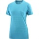 SALOMON ������� ȾµT����� SENSE AERO SS TEE GFX W LC2189900 ��ǥ����� Tahitian Tide/Peacock blue ���󥹥����� S/S �ƥ��� ����ե��å��� �ȥ쥤����˥� ���˥� �ȥ��� �ޥ饽�� ���祮�� Ķ���� �ɽ� �̵��� ��Ŭ