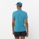 SALOMON ������� ȾµT����� SENSE AERO SS TEE GFX W LC2189900 ��ǥ����� Tahitian Tide/Peacock blue ���󥹥����� S/S �ƥ��� ����ե��å��� �ȥ쥤����˥� ���˥� �ȥ��� �ޥ饽�� ���祮�� Ķ���� �ɽ� �̵��� ��Ŭ