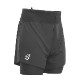 Compressport ����ץ쥹�ݡ��� �ȥ쥤����˥� �ȥ쥤�� 2����1 ���硼�� �ѥ�� Trail 2-in-1 Short AM00007B �֥�å�
