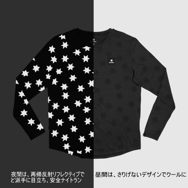 SAYSKY ���������� ���˥� Ĺµ�ԥ���� ����T STAR REFLECTIVE Pace Longsleeve Black KMRLS03C1009 ��� ��˥��å��� �۴�®�� ���� �ȥ��� �ȥ쥤����˥�