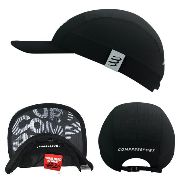Compressport ����ץ쥹�ݡ��� ���˥󥰥���å� 5 PANEL LIGHT CAP XHWU736 5�ѥͥ� �饤�� ����å� ��˥��å��� ��� ��ǥ����� �ȥ��� �ޥ饽�� ���˥� ���祮�� ˹�� ��������å��� �糰���ݸ� ���ߤ� �̵��� �ޤꤿ����