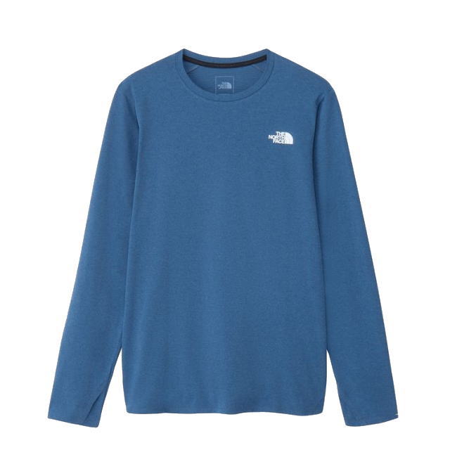 THE NORTH FACE ���Ρ����ե����� ĹµT����� L/S Enduro Crew NT62375 ��� �ޥ���ƥ�֥롼 ���󥰥��꡼�� ����ǥ塼�� ���롼 �ȥ쥤����˥� �ȥ��� �ޥ饽�� ���˥� ���祮�� �۴�®��