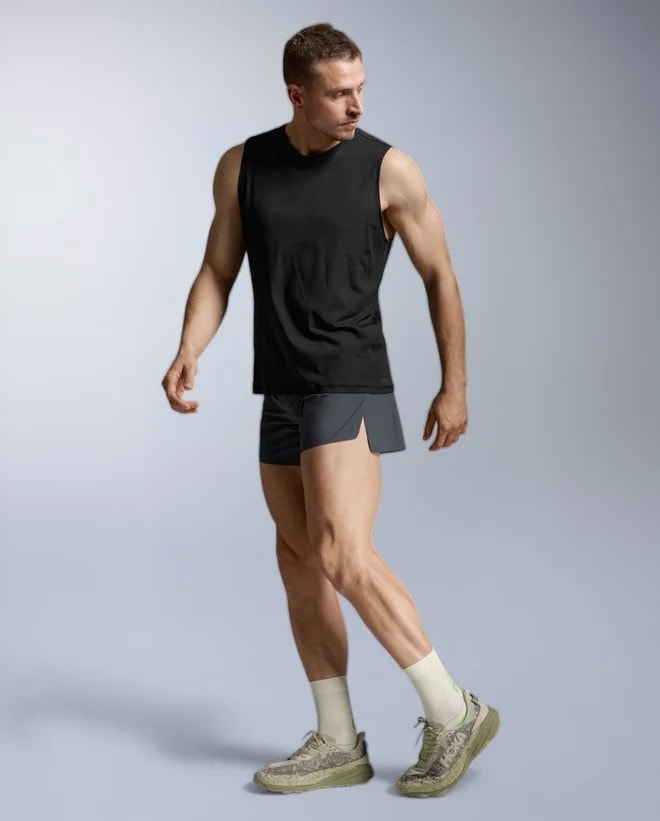 2XU �ġ������ॺ�桼 ���󥯥ȥå� ���˥󥰥���� Aero Trail Tank MR7673A ��� BLK/BRF ������ �ȥ쥤�� ���� �Ρ����꡼�� ���꡼�֥쥹 ���˥� �ޥ饽�� ���祮�� �ȥ쥤����˥� �ȥ��� �졼�� ���� �۴�®�� �ۼ�ȯ�� �̵���