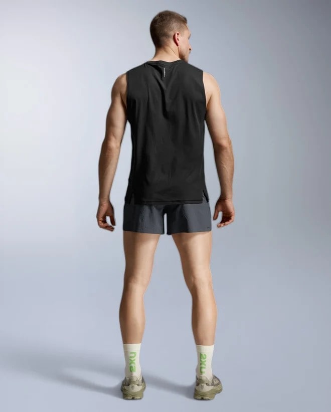2XU �ġ������ॺ�桼 ���󥯥ȥå� ���˥󥰥���� Aero Trail Tank MR7673A ��� BLK/BRF ������ �ȥ쥤�� ���� �Ρ����꡼�� ���꡼�֥쥹 ���˥� �ޥ饽�� ���祮�� �ȥ쥤����˥� �ȥ��� �졼�� ���� �۴�®�� �ۼ�ȯ�� �̵���