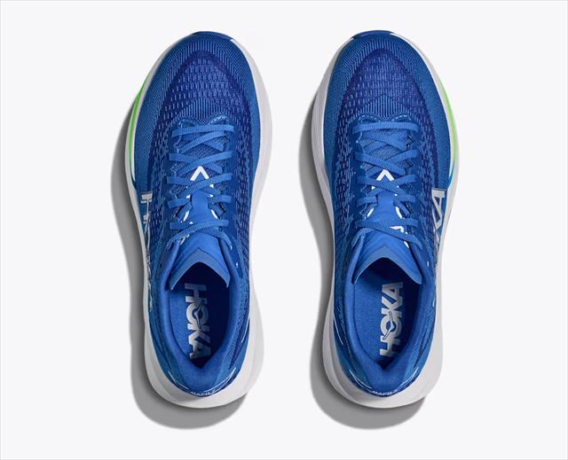 HOKA ONE ONE �ۥ� ���ͥ��� M MACH 7 1171904 COBALT BLUE/NEON GREEN ��� �ޥå�7 ���� ���˥󥰥��塼�� ���ԡ������� �졼�� ��� �ޥ饽�� ���祮�� ������ ��󥷥塼 ���ˡ����� �� ���å���� ���� �ڤ� Φ��