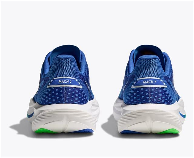 HOKA ONE ONE �ۥ� ���ͥ��� M MACH 7 1171904 COBALT BLUE/NEON GREEN ��� �ޥå�7 ���� ���˥󥰥��塼�� ���ԡ������� �졼�� ��� �ޥ饽�� ���祮�� ������ ��󥷥塼 ���ˡ����� �� ���å���� ���� �ڤ� Φ��