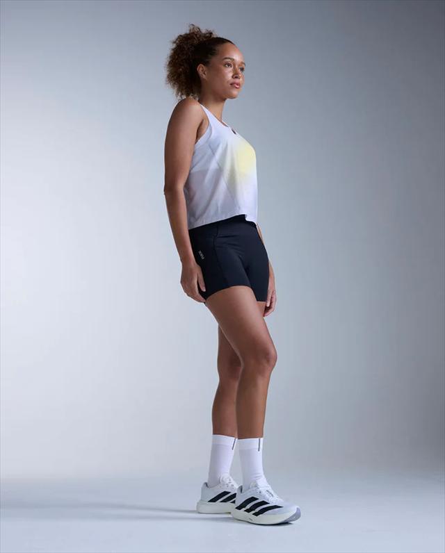 2XU �ġ������ॺ�桼 ���󥯥ȥå� ���˥󥰥���� 2XU Light Speed React Crop Singlet WR7451A ��ǥ����� ������� LMT/WRF �饤�ȥ��ԡ��� �ꥢ���� �����å� ���󥰥�å� �Ρ����꡼�� ���˥� �ޥ饽�� �ȥ쥤����˥� �ȥ��� �졼�� Ķ����